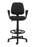 Silla Cajero Rudy con Brazos Negro