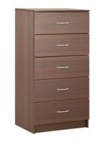 Cómoda 5 Cajones Chocolate