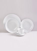 Set Vajilla 30 Piezas Blanca Redonda Porcelana