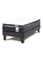 Cama Europea Dúo Pocket 1 Plaza Plus + Topper