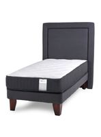 Cama Europea Dúo Pocket 1.5 Plazas + Respaldo