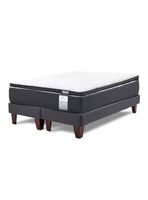 Cama Europea Dúo Pocket 2 Plazas Plus + Topper