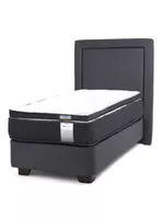 Cama Americana Dúo Pocket 1 Plaza + Topper + Respaldo