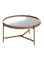 Mesa Centro Aqua Espejo Redondo 71 cm