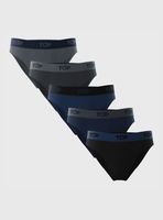 Pack Top 5 Slip Color Solid Algodón Top