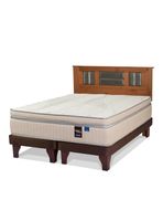 Cama Europea Máximo Cobre King + Respaldo Lorraine