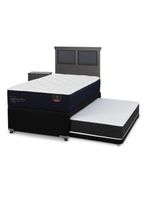 Diván Premium Black 1.5 Plazas Set Torino Gris