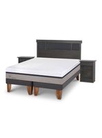 Cama Europea Balance King Set Dublin Gris