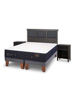Cama Europea Premium King Set Torino Gris