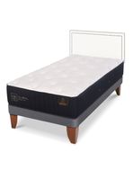 Cama Europea Premium 1.5 Plazas + Respaldo Danubio