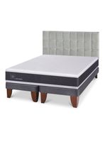 Cama Europea New Ortopedic 2 Plazas Base Dividida Respaldo Sile