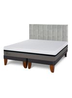 Cama Europea Balance 2 Plazas Base Dividida Respaldo Sile