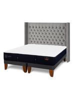 Cama Europea Premium King Respaldo Sesia