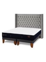 Cama Europea Premium Súper King Respaldo Sesia