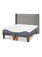 Cama Europea Alaska King Respaldo Sesia
