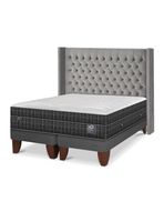 Cama Europea Lux 2 Plazas Base Dividida Respaldo Sesia