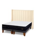 Cama Europea Super Premium King Respaldo Panaro