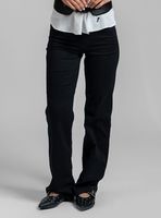 Jeans Recto Tiro Medio Franca Negro