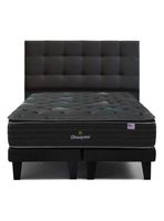 Cama Europea Dolphin King + Respaldo Tignes Marengo