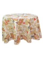 Mantel Redondo Navidad Antimanchas