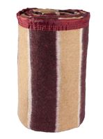 Frazada Listada 1.5 Plazas Burdeo