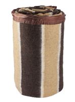 Frazada Listada 2 Plazas Café