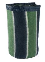 Frazada Listada 2 Plazas Verde