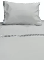 Sábanas 1.5 Plazas Bordada Celeste