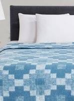 Frazada Jacquard Celeste 2 Plazas