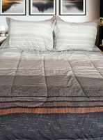 Plumón Sherpa Estampado 2 Plazas Olivie