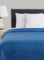 Frazada Lana Azul 1 Plaza