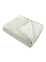Frazada Flannel Beige 2 Plazas