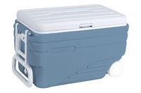 Cooler Rígido con Ruedas 47 Litros Azul