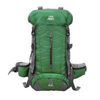 Mochila de Camping 65 Litros Antillanca Verde