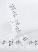 Sábanas Nina Herrera 2 Plazas 220 Hilos Enredadera Azul