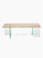 Mesa de Centro Technique Natural 60x120 cm