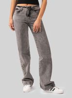 Jeans Recto Tiro Medio Franca Grafito