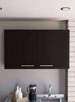 Mueble Aéreo 2 Puertas Manchester Wengue