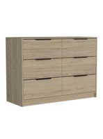 Cómoda Kaia 4 Cajones 2 Puertas Caramelo-Wengue