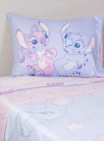 Sábanas 1.5 Plazas Stitch-Galaxy Microfibra