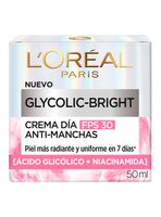 Crema Día Anti-Manchas FPS30 Glycolic Bright 50 ml