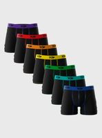 Pack 7 Bóxers Costuras Colors