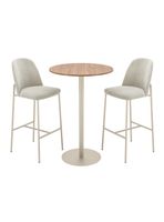 Set Bar Orb + 2 Pisos Luci Soft Palha