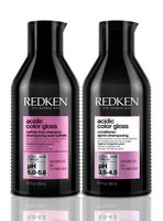 Set Brillo Intenso Cabello Con Color Acidic Color Gloss Shampoo Sin Sulfatos 300ml + Acondicionador 300ml Redken