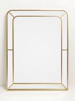 Espejo Rectangular Dorado 60 x 80 cm