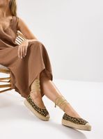 Alpargata Canvas con Lazo Al Tobillo Mujer