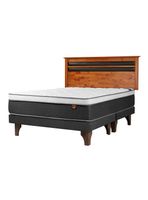 Cama Europea Everest Cobre King Respaldo Mallorca