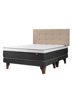 Cama Europea Everest Cobre King Respaldo Aragón