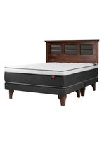 Cama Europea Everest Cobre King Respaldo Villarreal