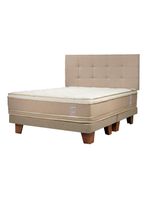 Cama Europea Cotton Organic King Respaldo Aragón